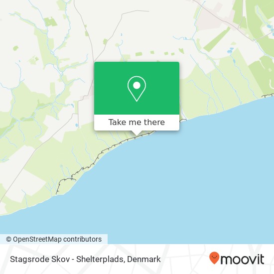 Stagsrode Skov - Shelterplads map