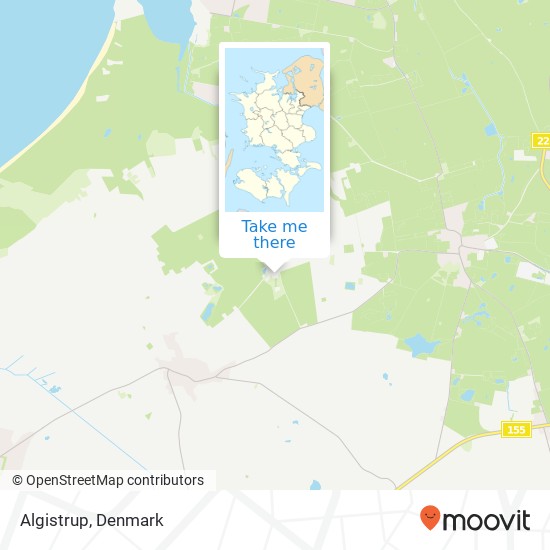 Algistrup map