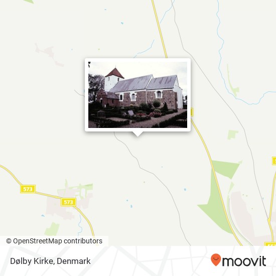Dølby Kirke map