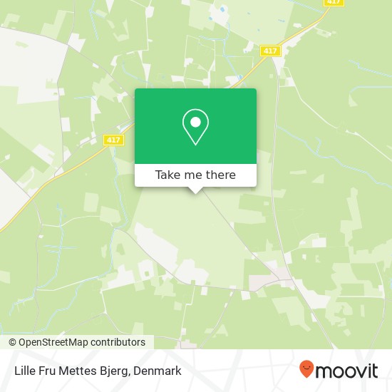 Lille Fru Mettes Bjerg map