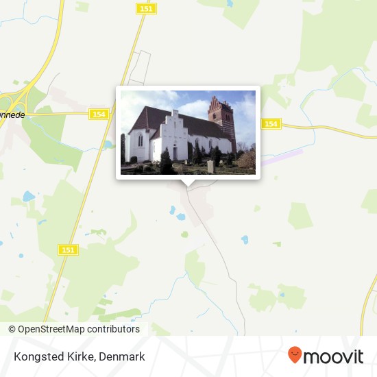 Kongsted Kirke map