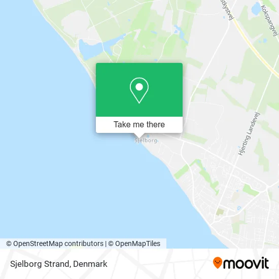 Sjelborg Strand map