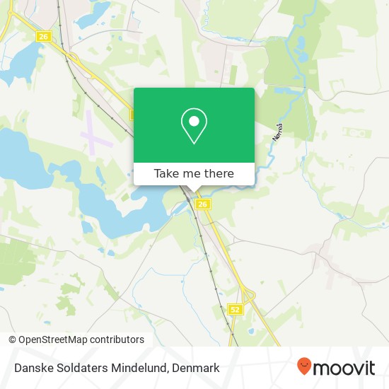 Danske Soldaters Mindelund map