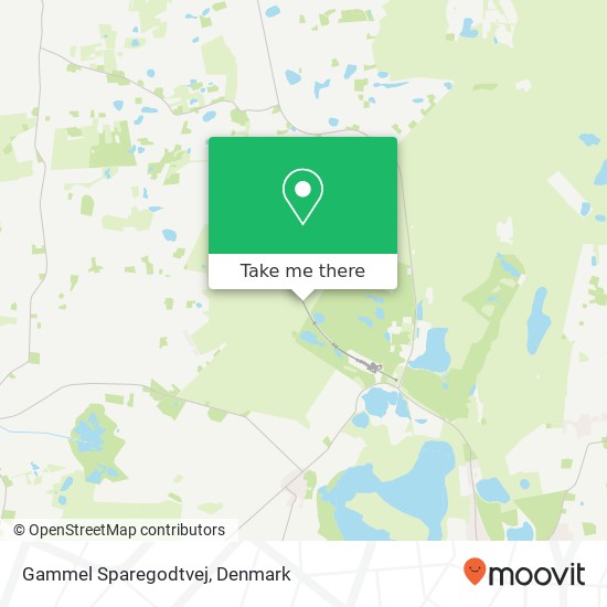 Gammel Sparegodtvej map