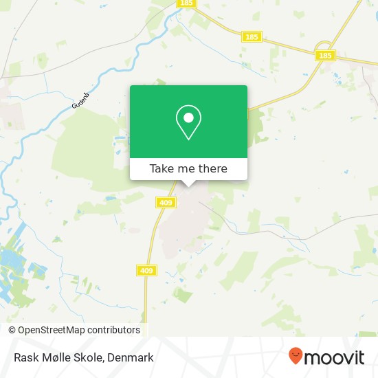 Rask Mølle Skole map