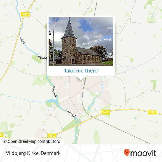 Vildbjerg Kirke map
