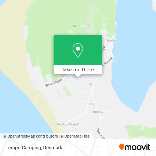 Tempo Camping map