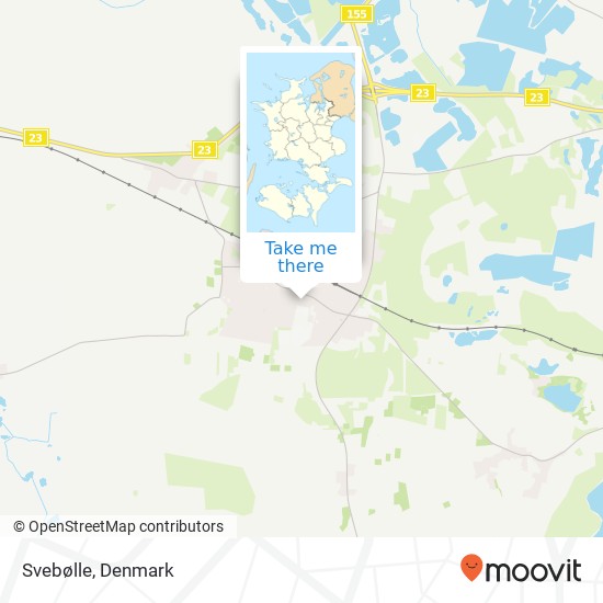 Svebølle map