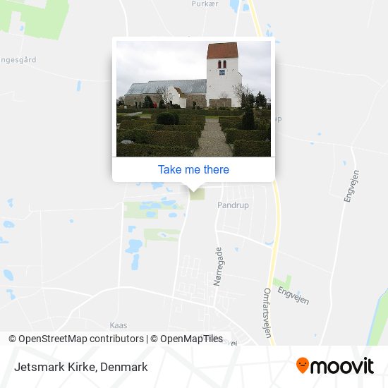 Jetsmark Kirke map