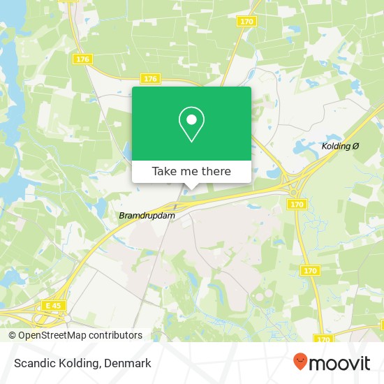 Scandic Kolding map
