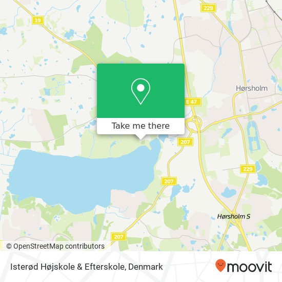 Isterød Højskole & Efterskole map