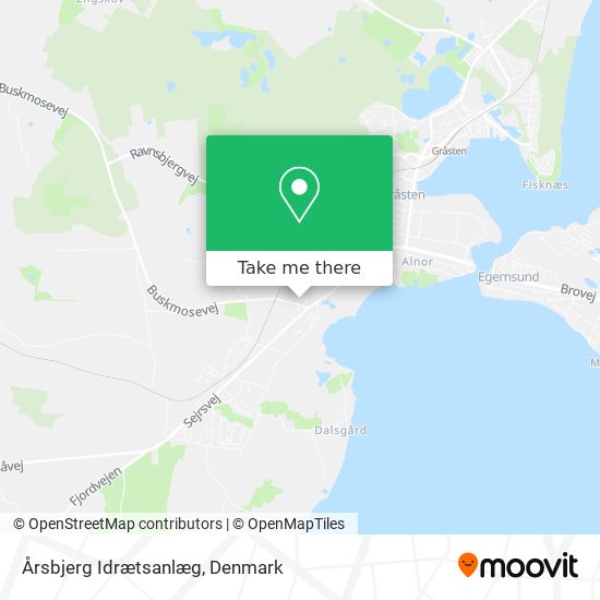 Årsbjerg Idrætsanlæg map