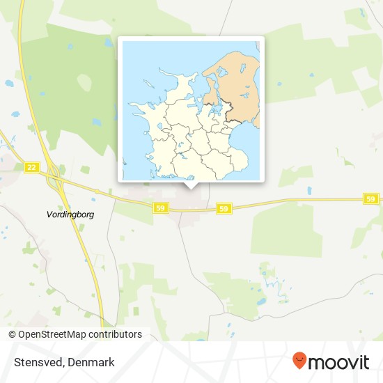 Stensved map