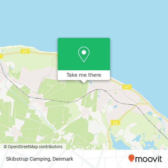 Skibstrup Camping map