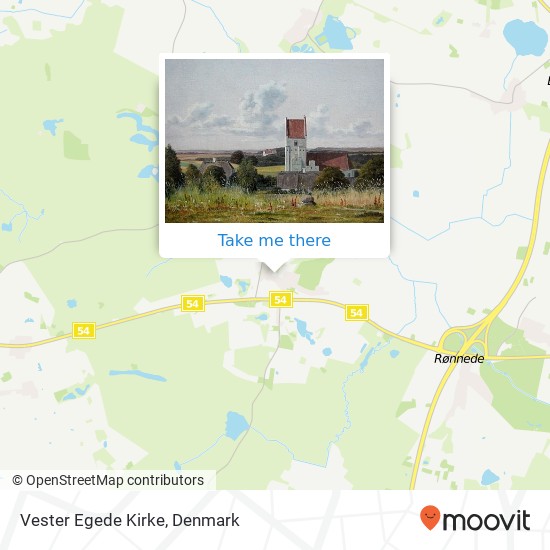 Vester Egede Kirke map