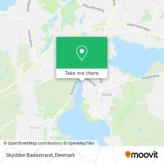 Skjolden Badestrand map