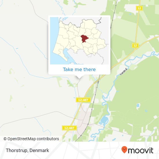 Thorstrup map
