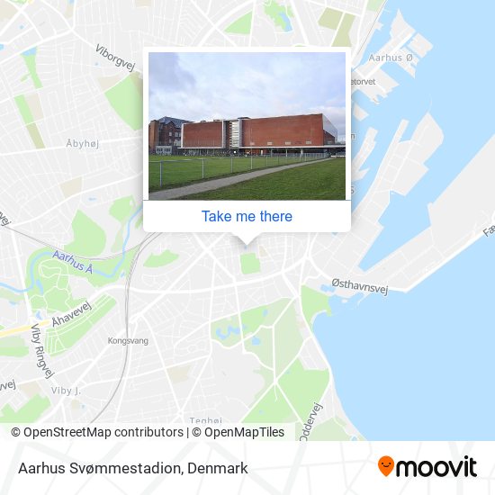 Aarhus Svømmestadion map