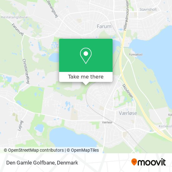 Den Gamle Golfbane map