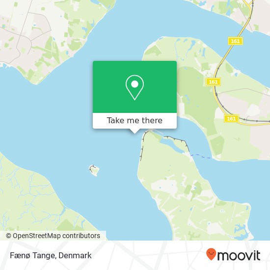 Fænø Tange map