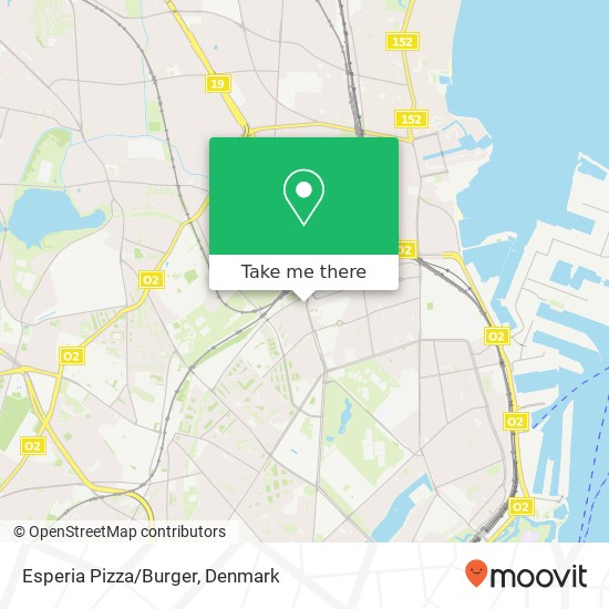 Esperia Pizza/Burger map