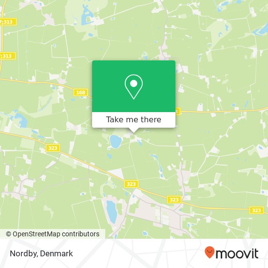 Nordby map