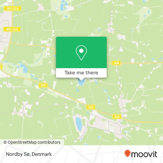 Nordby Sø map