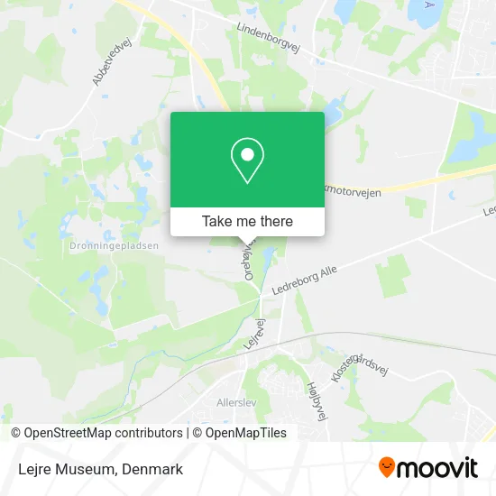 Lejre Museum map