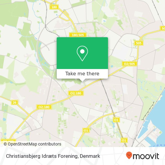 Christiansbjerg Idræts Forening map