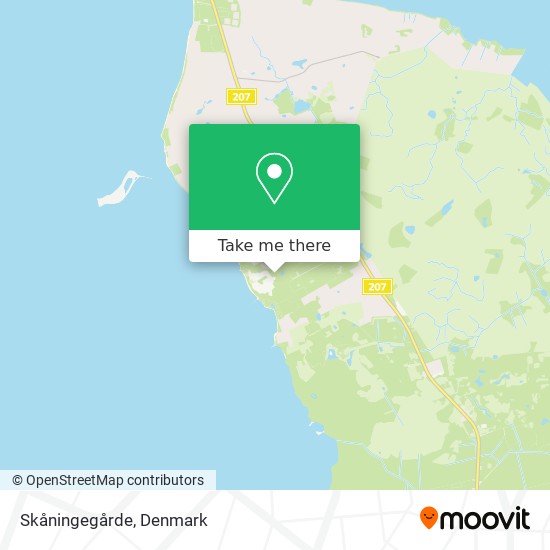 Skåningegårde map