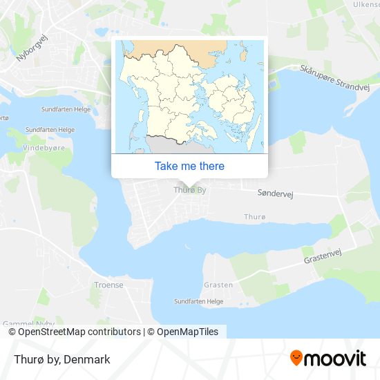 Thurø by map