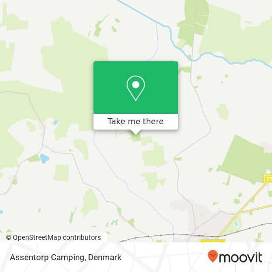 Assentorp Camping map