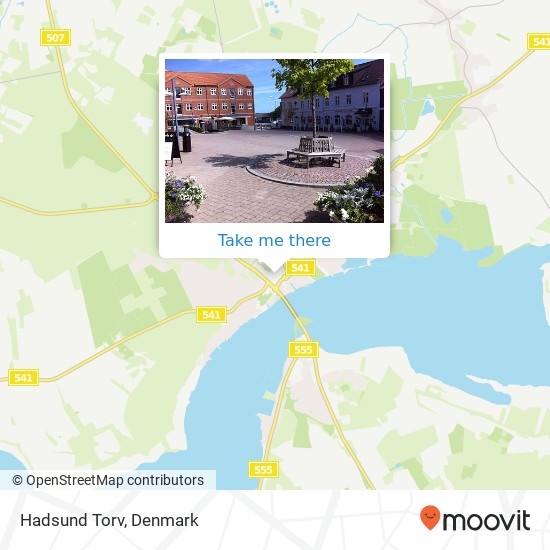 Hadsund Torv map