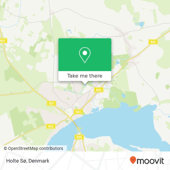 Holte Sø map
