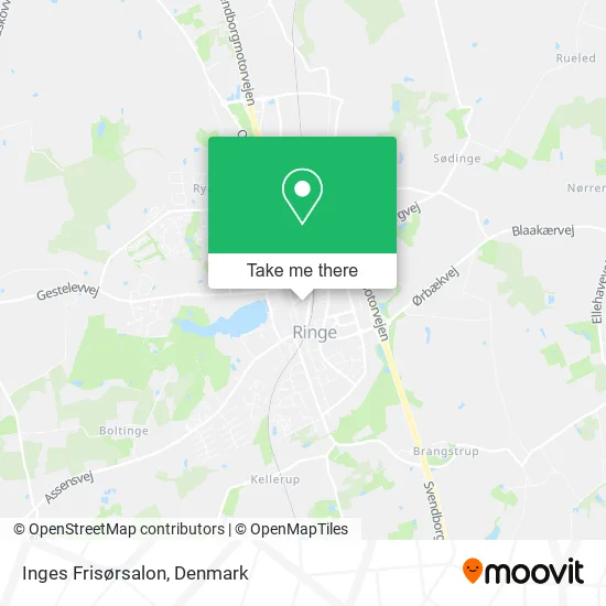 Inges Frisørsalon map