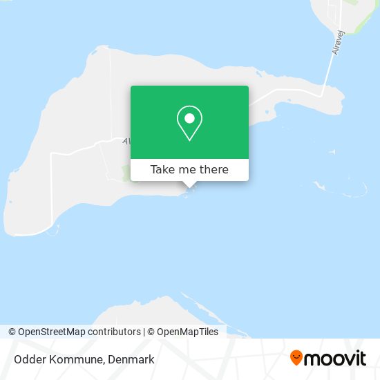 Odder Kommune map