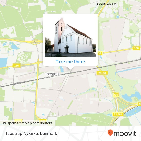 Taastrup Nykirke map