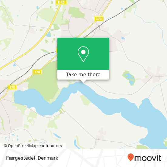 Færgestedet map