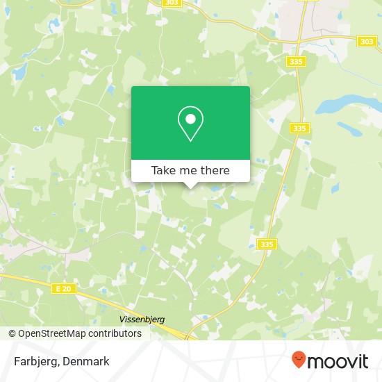 Farbjerg map