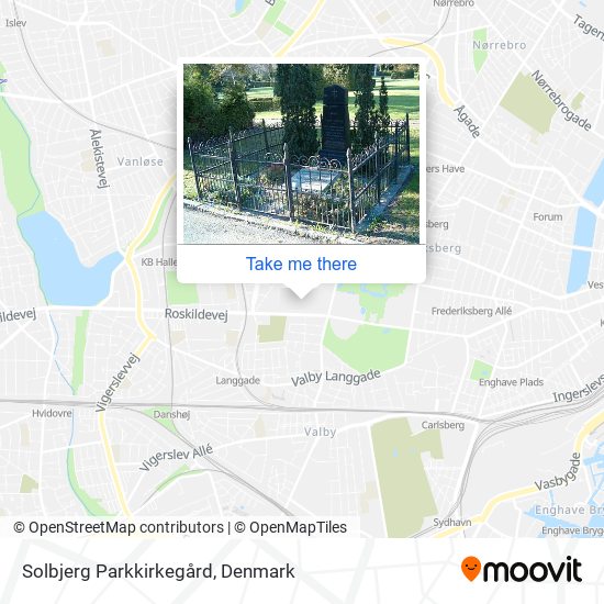 Solbjerg Parkkirkegård map