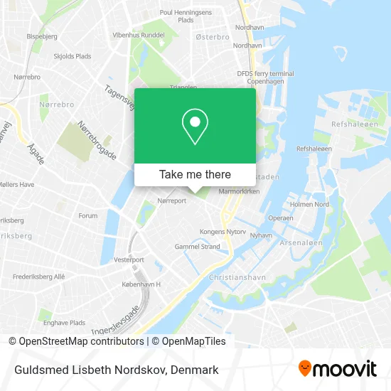 Guldsmed Lisbeth Nordskov map