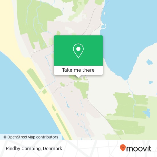 Rindby Camping map