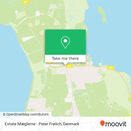 Estate Mæglerne - Peter Frølich map