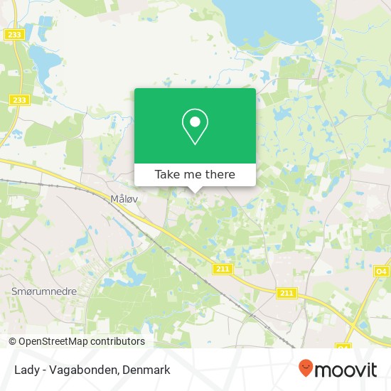 Lady - Vagabonden map