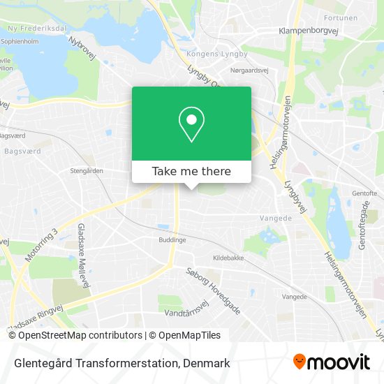 Glentegård Transformerstation map