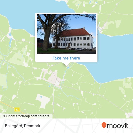 Ballegård map