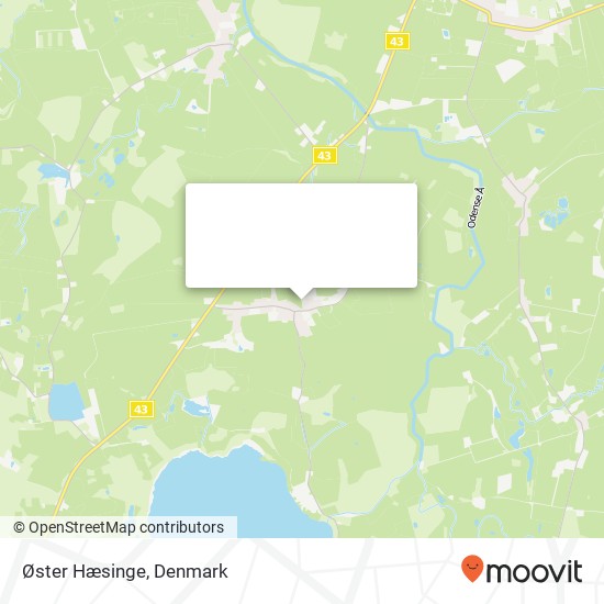 Øster Hæsinge map