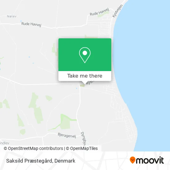 Saksild Præstegård map