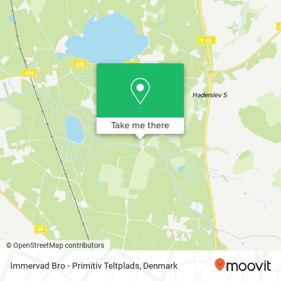 Immervad Bro - Primitiv Teltplads map