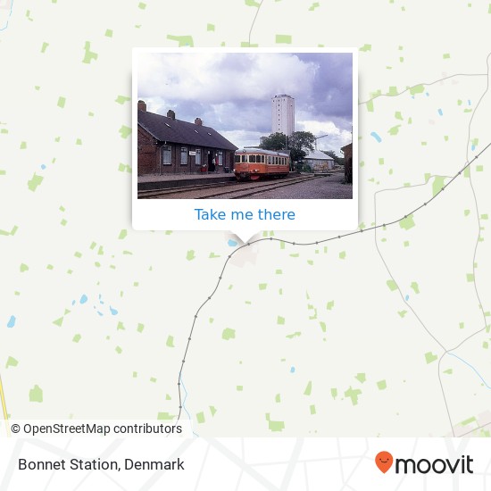 Bonnet Station map